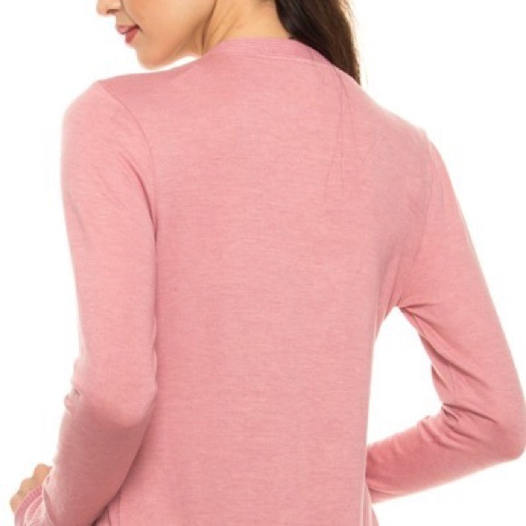 ✳️ Snap Front Cardigan (Dusty Rose) - Picture 2 of 3